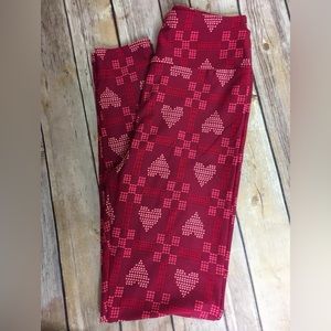 Brand new LuLaRoe Valentines leggings size OS 2-10